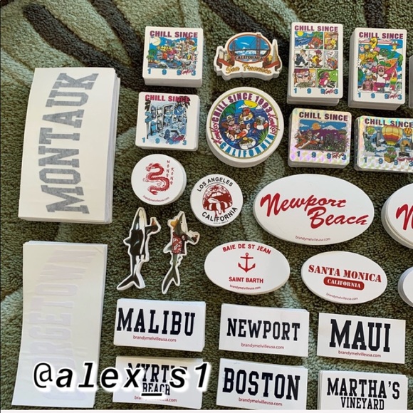 NEW 100 Brandy Melville Sticker Assortment💥 - Picture 2 of 8
